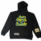 The Bloc Hoodie Black- Turquoise/Yellow Dark Nights